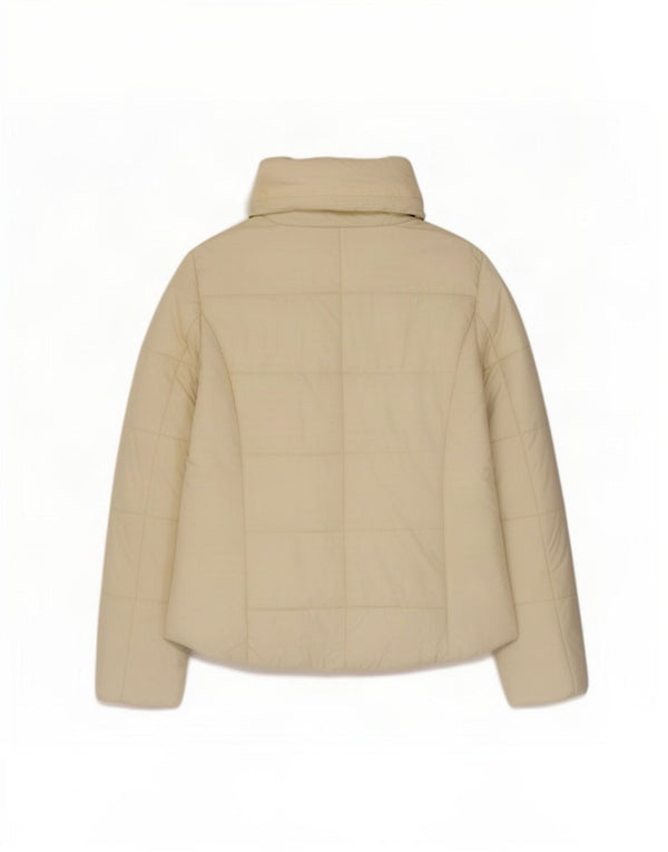 Giacca imbottita da donna Kappa UK 16 grande nylon bianco