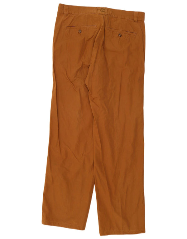 Pantaloni chino dritti da uomo Timberland W34 L30 in cotone beige
