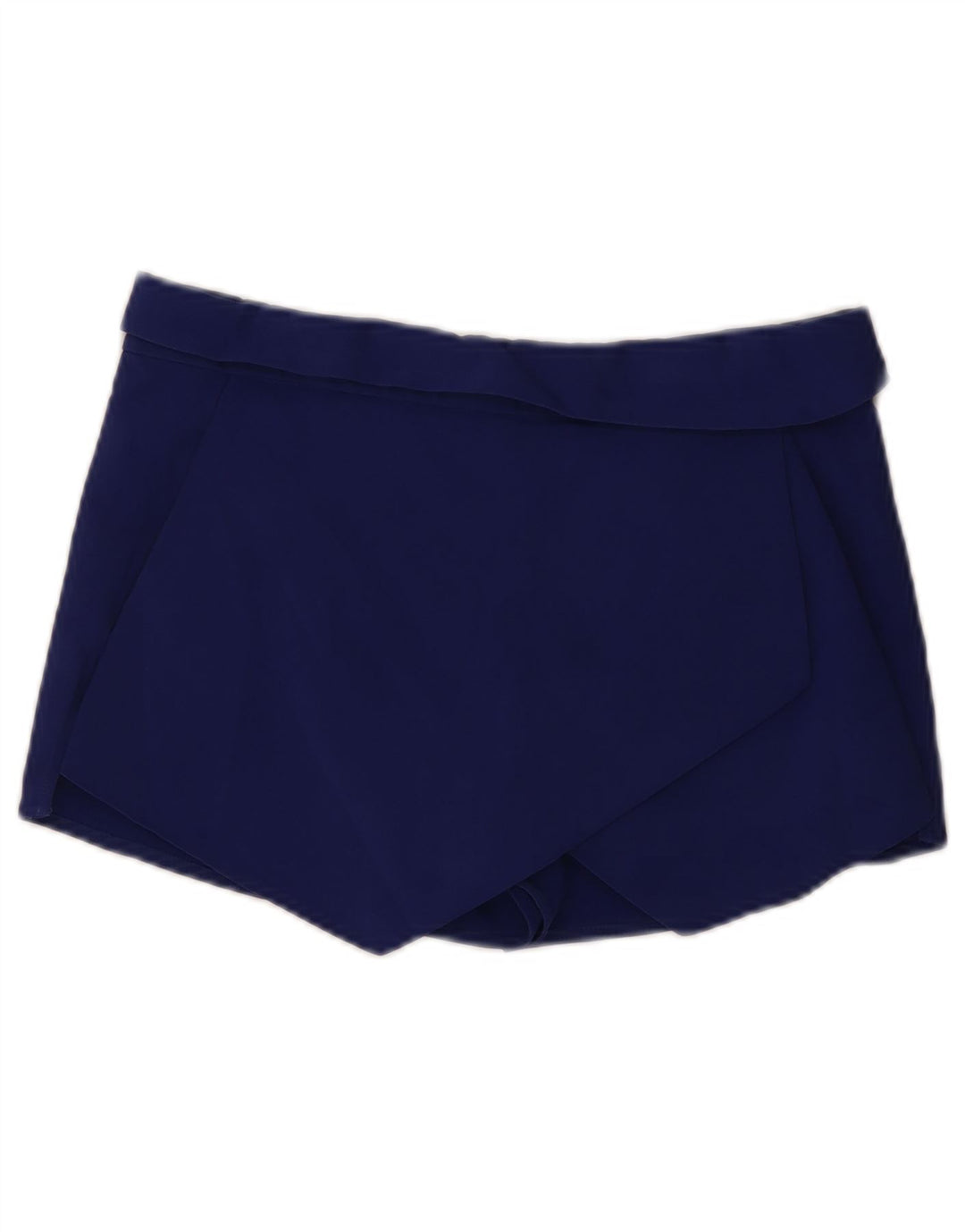 Pantaloncini corti da donna Zara medi W28 in cotone blu navy