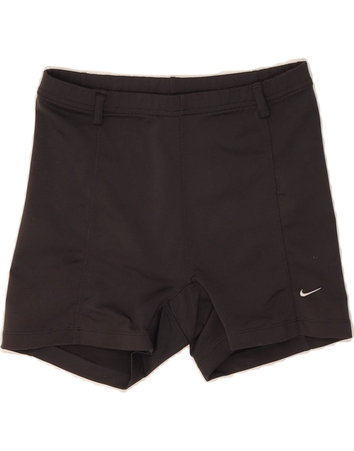 NIKE Womens Sport Shorts US 8/10 Medium  Grey Polyester Vintage Nike and Second-Hand Nike from Messina Hembry 