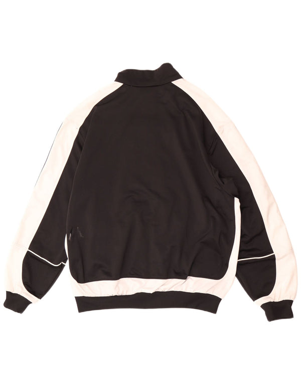 Giacca da tuta da uomo Adidas UK 48/50 XL Poliestere color block nero