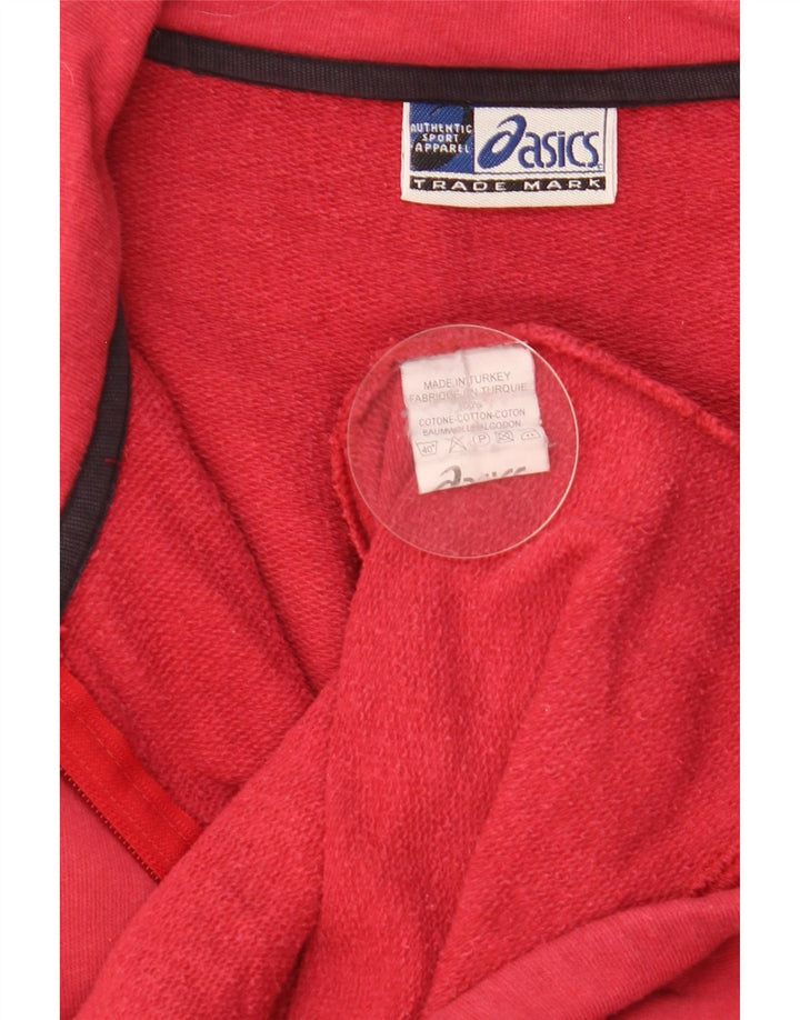 Giacca sportiva da uomo Asics 2XL rossa in cotone