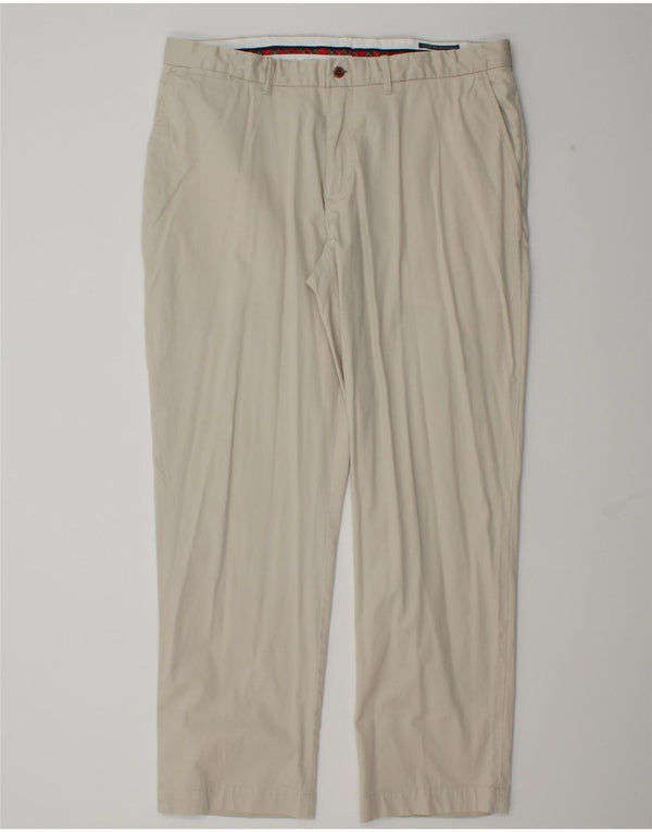 Polo Ralph Lauren Mens Straight Chino Trousers W38 L32 Off White Cotton