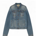 Giacca di jeans da donna Fat Face UK 12 Cotone blu medio