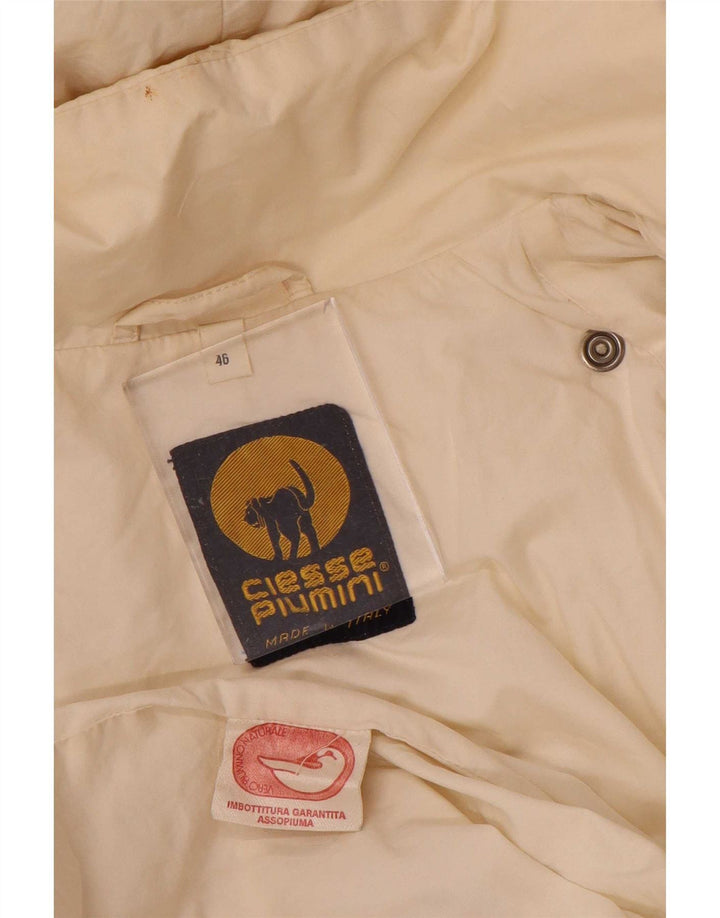Giacca imbottita oversize con cappuccio da donna Ciesse Piumini IT 46 Large Bianco sporco