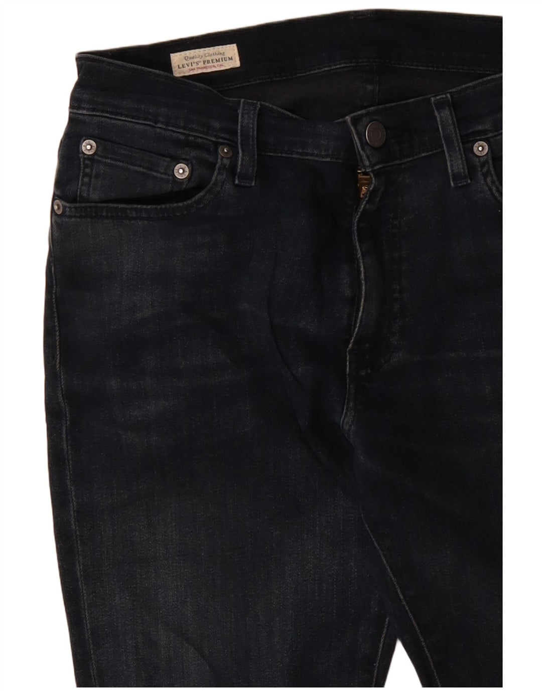 Levi's Uomo 511 Slim Jeans W30 L32 Blu Navy Cotone