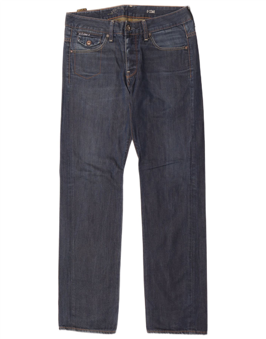 Jeans dritti da uomo G-Star W31 L34 cotone blu navy