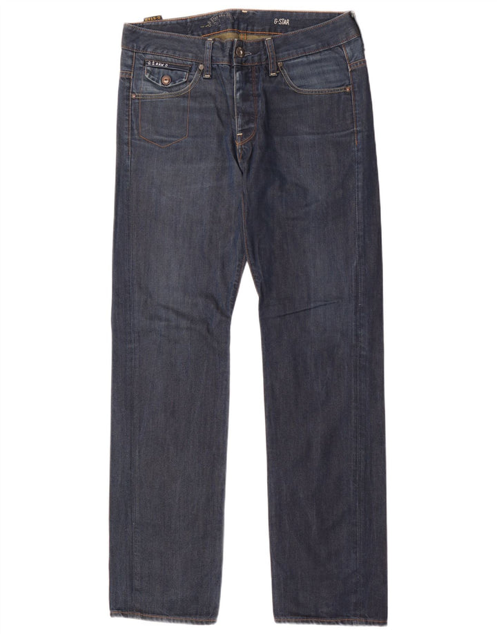 Jeans dritti da uomo G-Star W31 L34 cotone blu navy