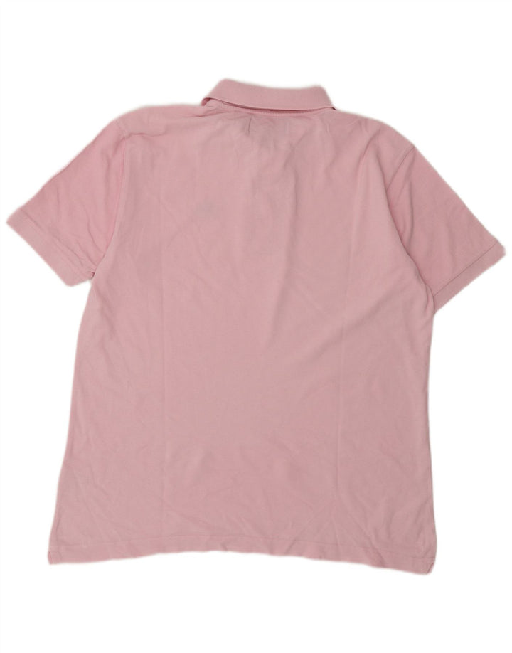 Polo Kappa Uomo Large Rosa In Cotone