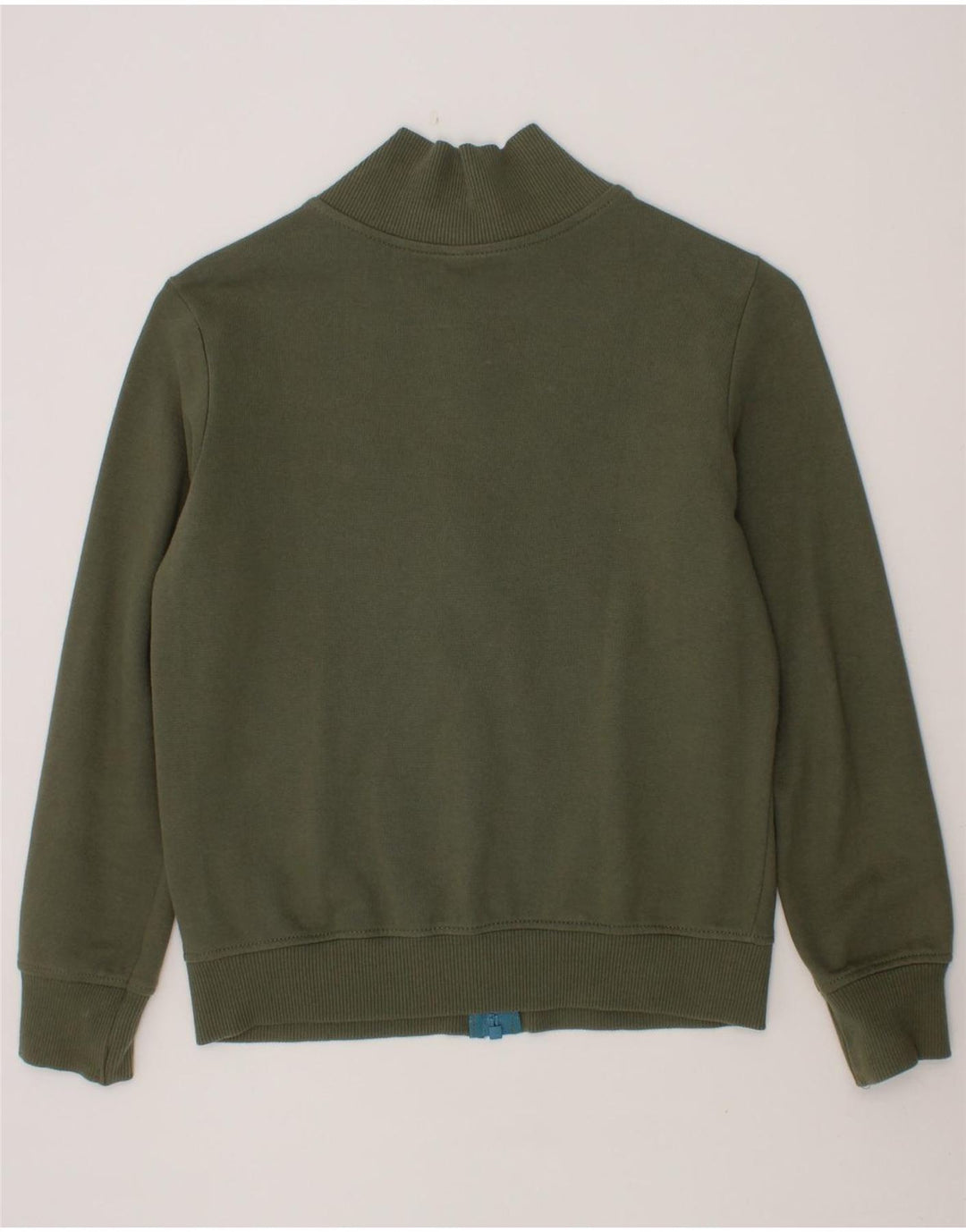 BENETTON Boys Tracksuit Top Jacket 7-8 Years Medium Khaki Cotton Vintage Benetton and Second-Hand Benetton from Messina Hembry 