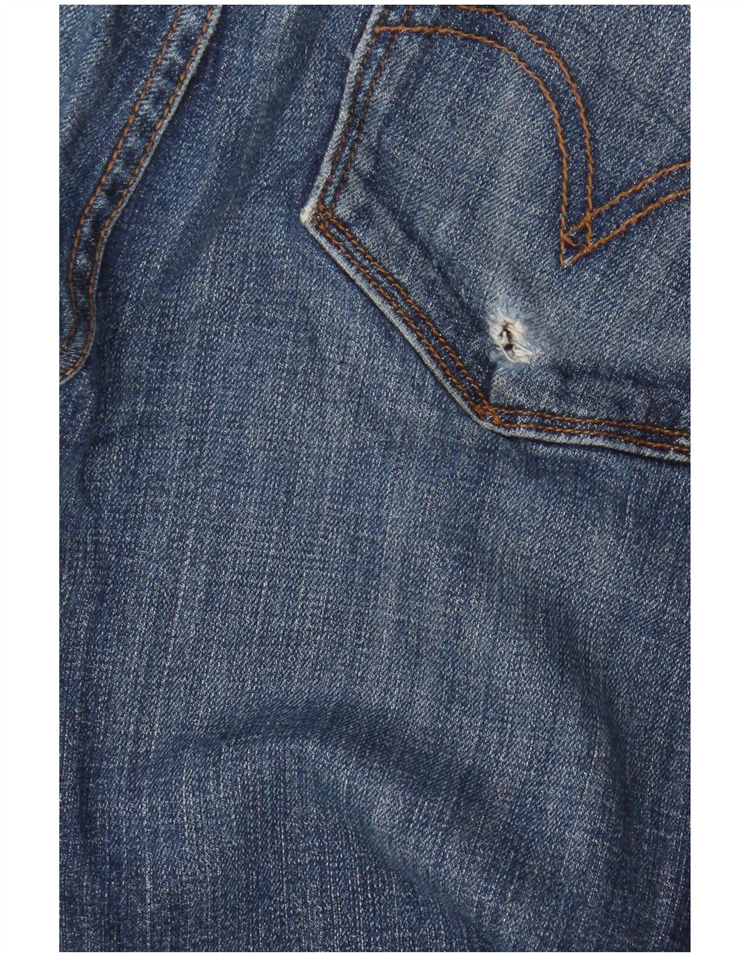 Levi's Donna 525 Bootcut Jeans US 10 Large W30 L28 Cotone Blu