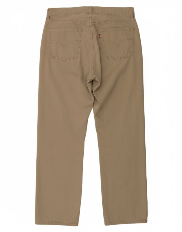 Levi's Uomo 551 Jeans dritti W36 L30 Cotone Beige