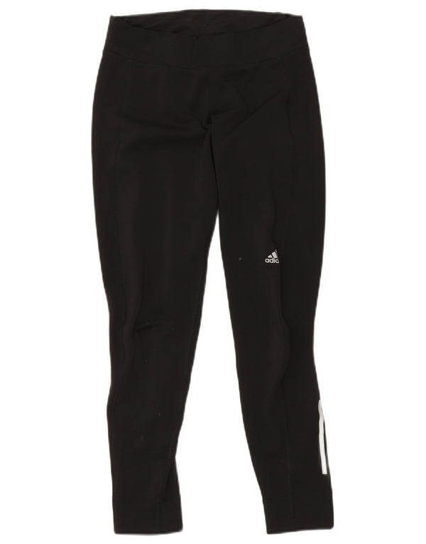 Leggings Adidas da donna UK 8/10 piccolo poliestere nero