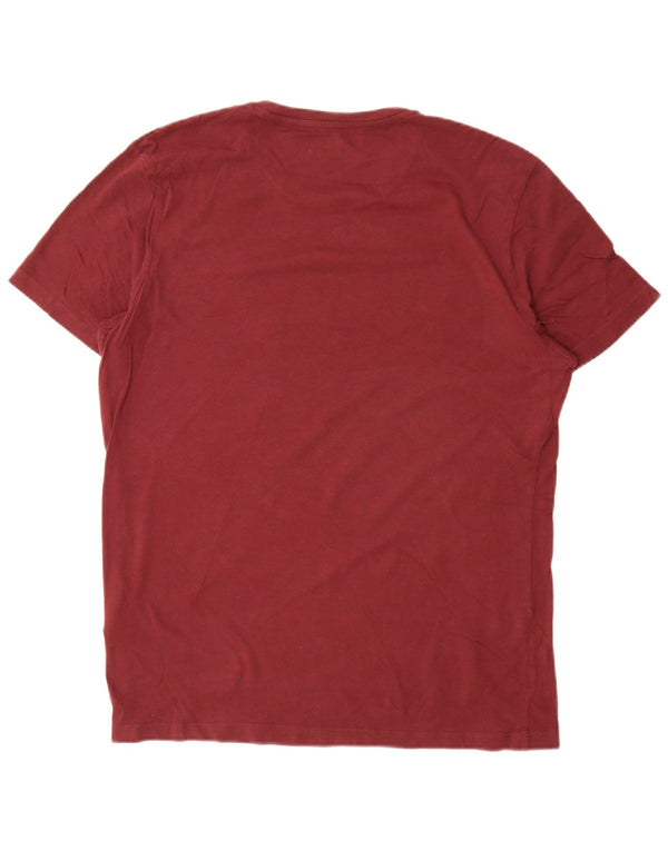 T-shirt grafica da uomo Jack & Jones Top XL in cotone marrone