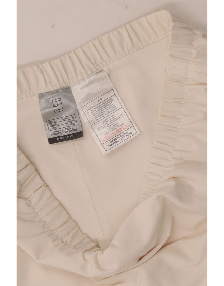 Gonna Nike da donna UK 8/10 piccola in poliestere bianco sporco