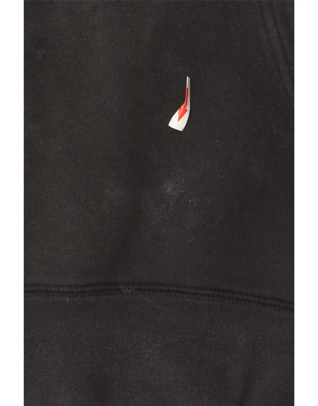 Felpa con cappuccio grafica Nike da uomo piccola in cotone nero