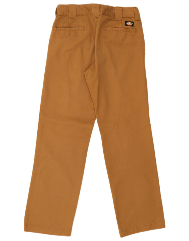 Pantaloni chino dritti slim da uomo Dickies W30 L32 poliestere marrone