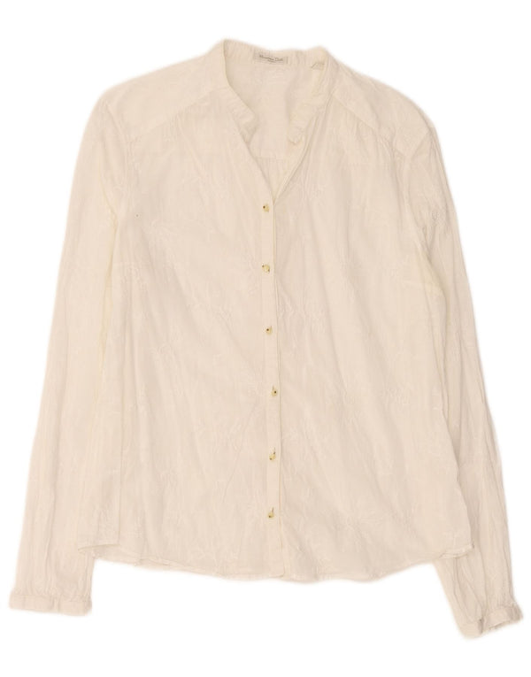 Camicia da donna Massimo Dutti EU 44 XL Bianco sporco floreale
