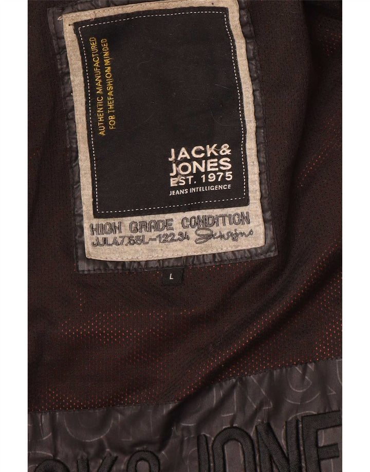 Giacca imbottita da uomo Jack & Jones UK 40 grande marrone