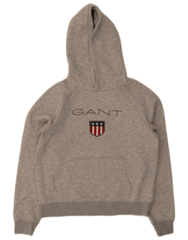 Maglione con cappuccio grafica Regular Fit Gant da ragazzo 14-15 anni in cotone grigio