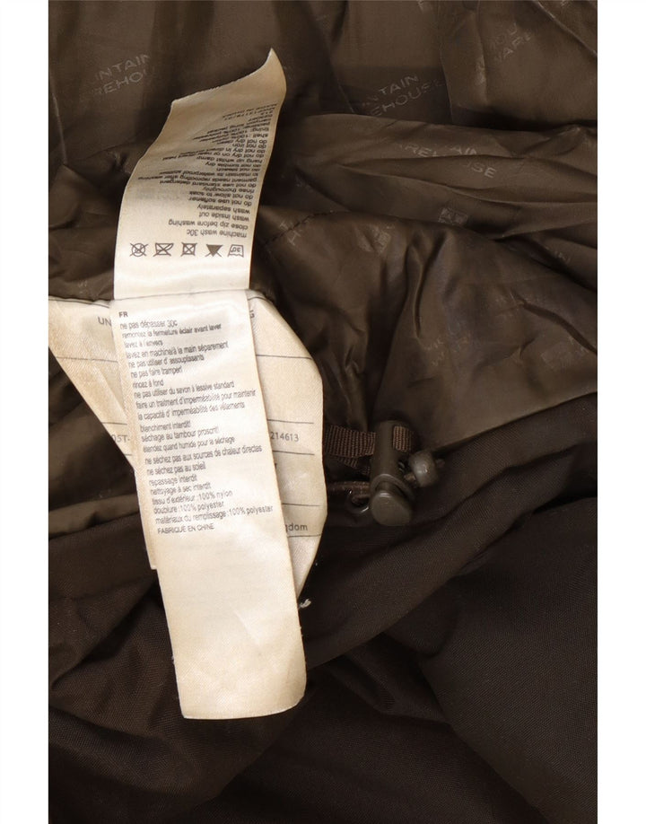 Giacca parka da uomo con cappuccio Mountain Warehouse UK 38 Nylon marrone medio