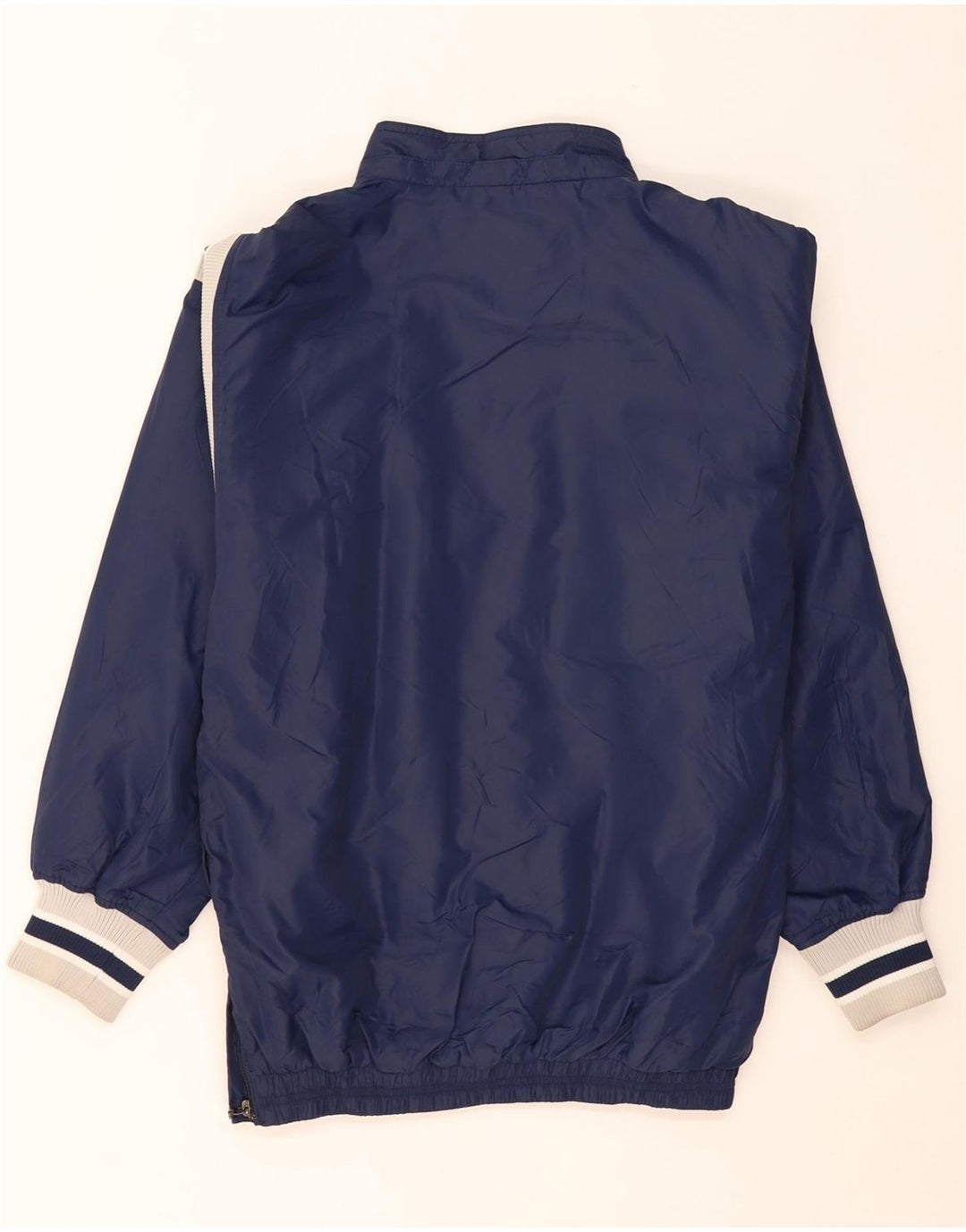 RUSSELL ATHLETIC Giacca anorak da uomo UK 36 Small Blu navy color block