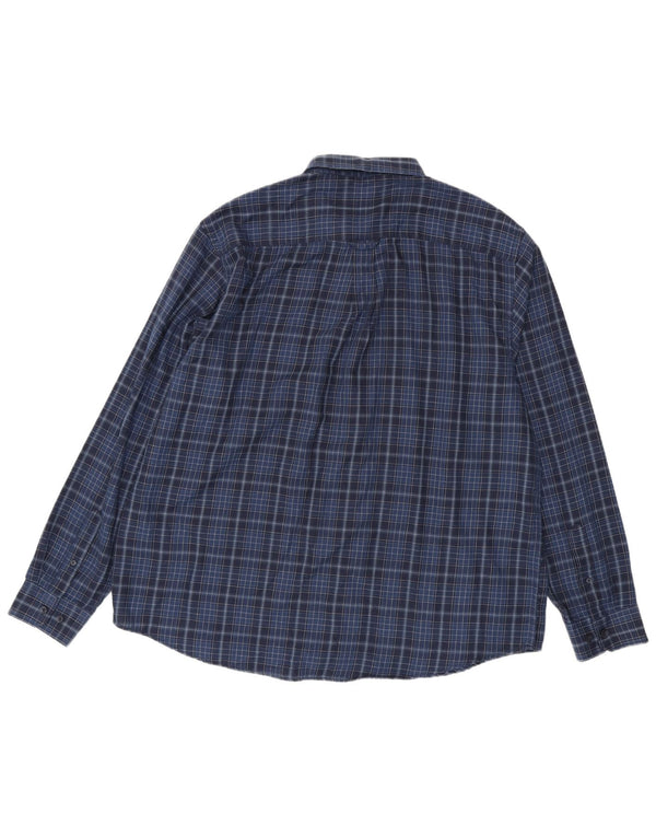 Camicia da uomo James Pringle 2XL Poliestere a quadri blu navy