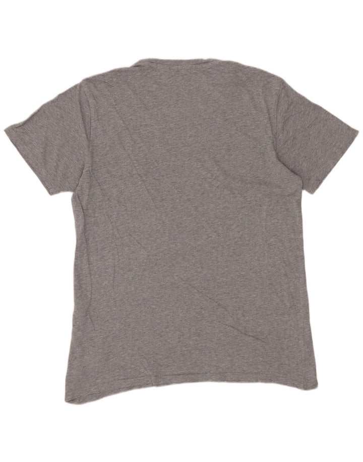 T-shirt grafica da uomo LEVI'S Top in cotone screziato grigio medio