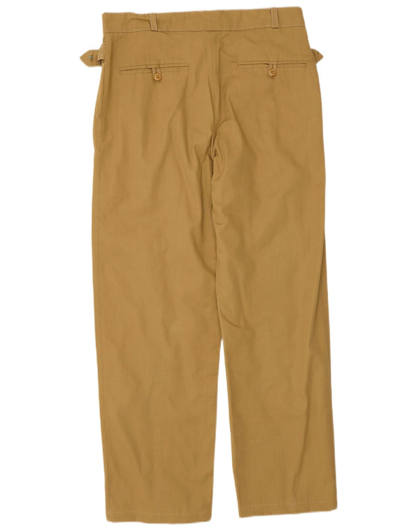 Pantaloni chino dritti da uomo vintage W30 L28 Beige