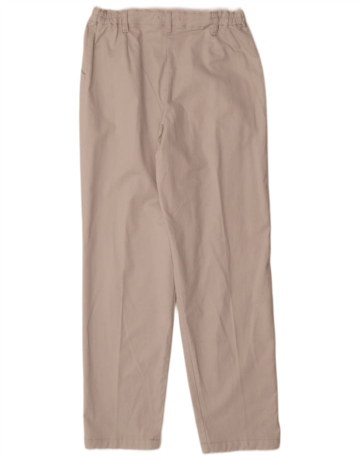 Pantaloni casual affusolati da donna Lee US 12 Large W32 L32 Cotone beige