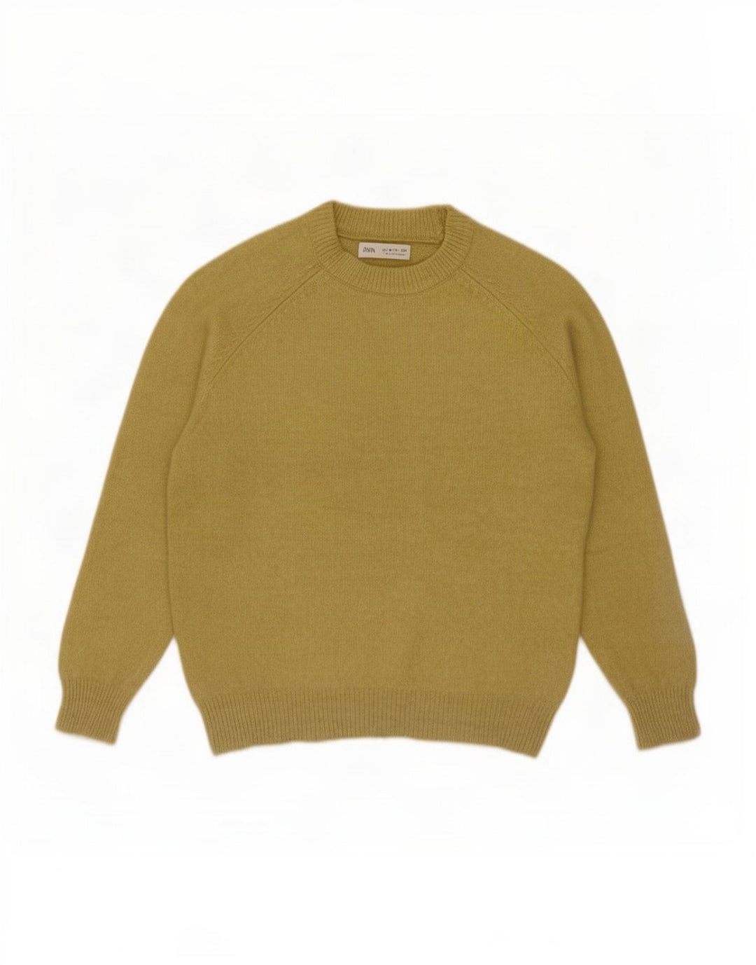 Maglione girocollo da bambino Zara 9-10 anni in poliestere verde