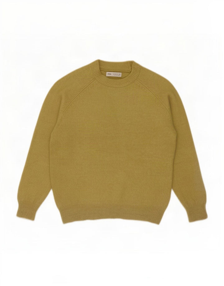 Maglione girocollo da bambino Zara 9-10 anni in poliestere verde