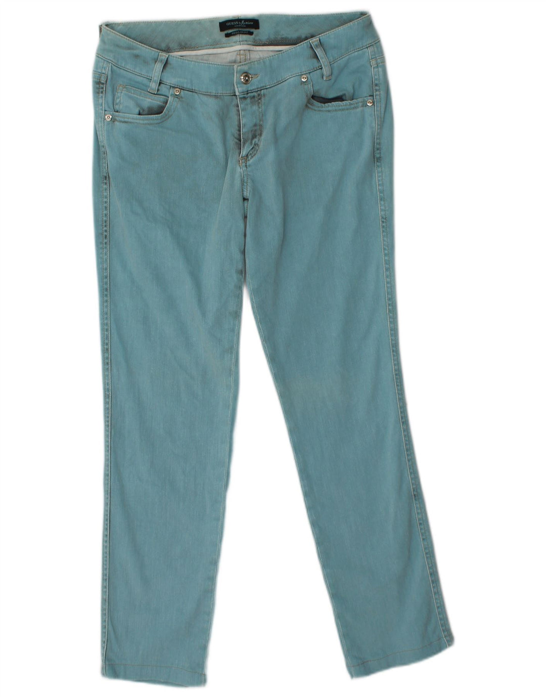 GUESS BY MARCIANO Jeans slim fit vestibilità regolare da donna W31 L27 cotone blu