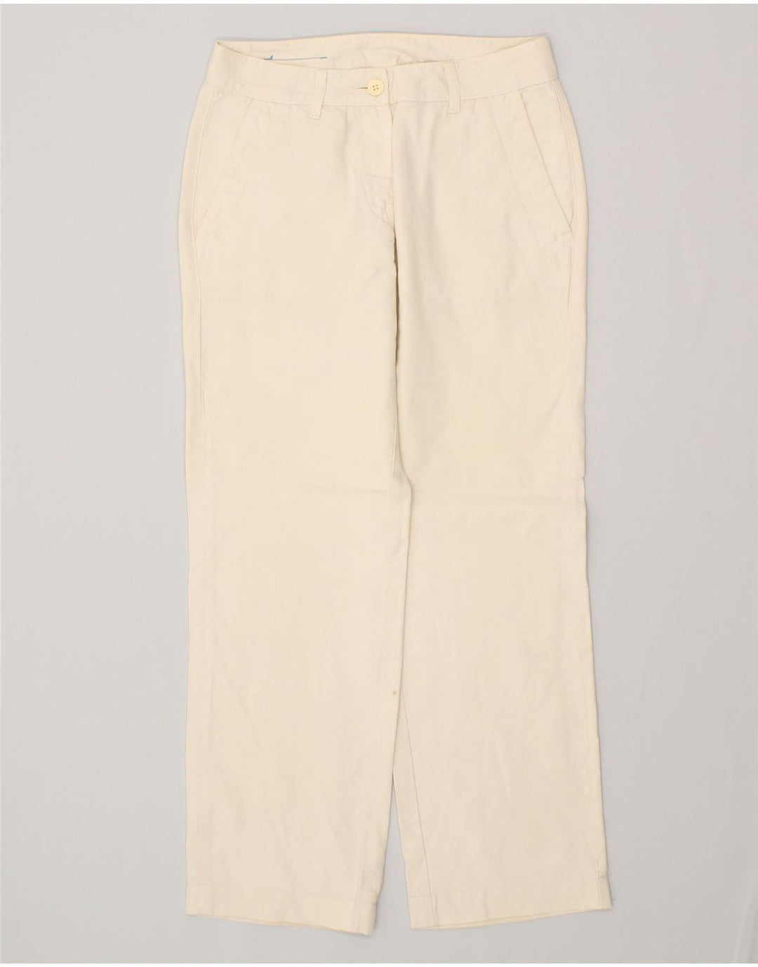 NORTH SAILS Womens Straight Chino Trousers EU 40 Medium W28 L27 White | Vintage North Sails | Thrift | Second-Hand North Sails | Used Clothing | Messina Hembry 
