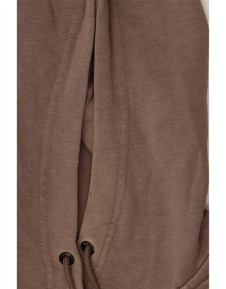 Felpa con cappuccio da uomo Nike Large in cotone marrone