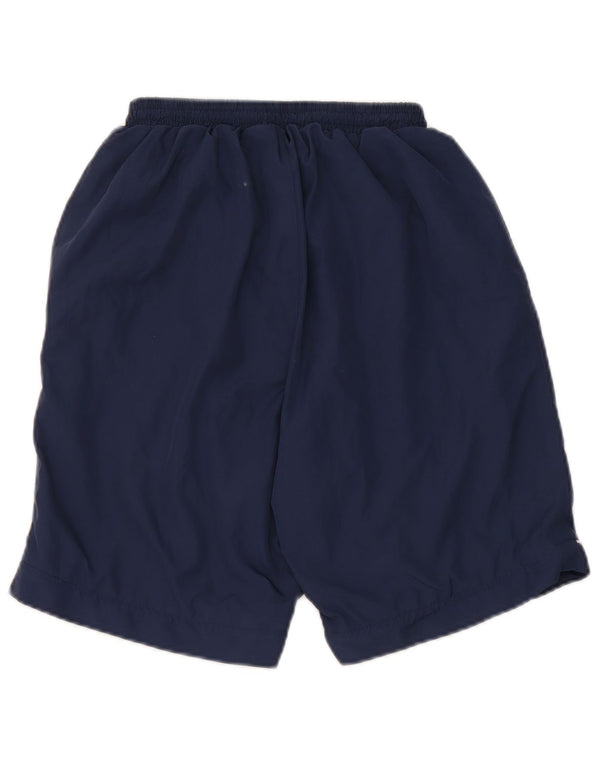 Asics Mens Sport Shorts Small Navy Blue Polyester