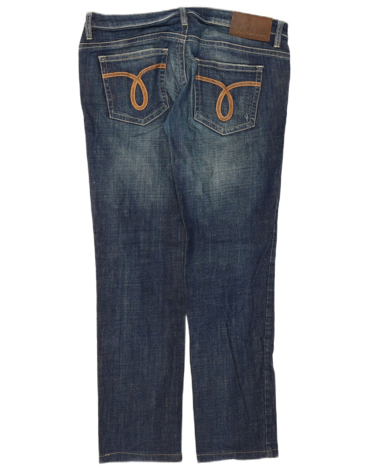 Jeans slim da donna Calvin Klein W31 L29 cotone blu