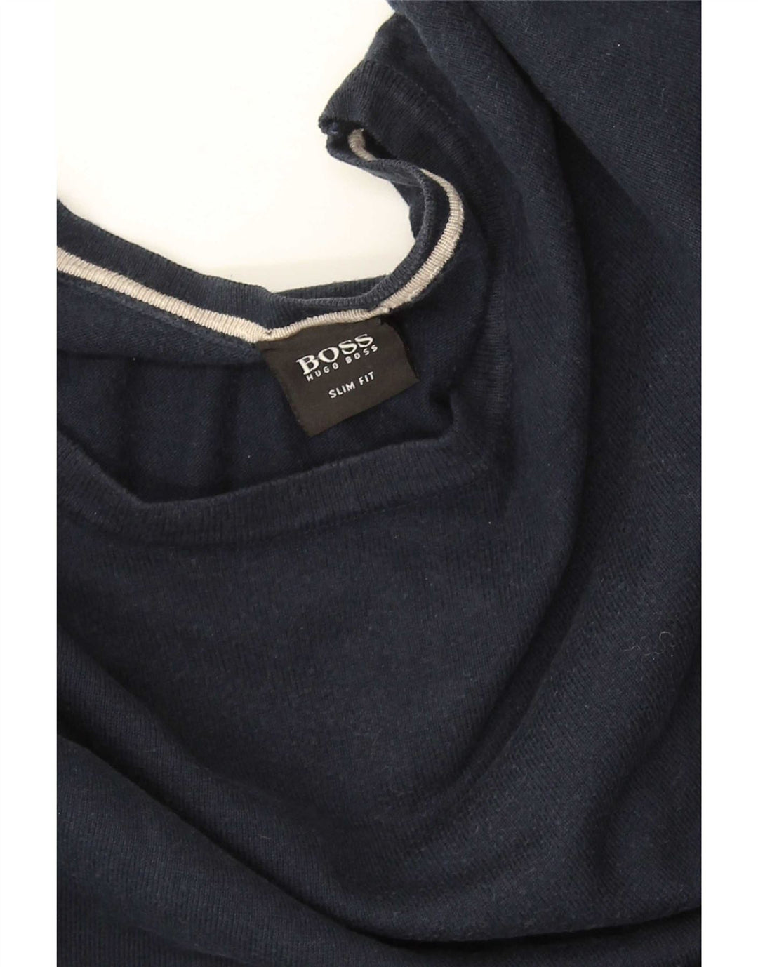 Maglione maglione girocollo da uomo Hugo Boss grande blu navy