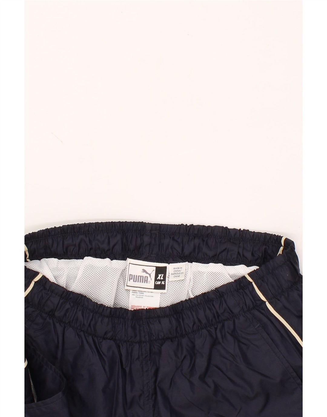 PUMA Boys Sport Shorts 13-14 Years XL Navy Blue Polyester Vintage Puma and Second-Hand Puma from Messina Hembry 