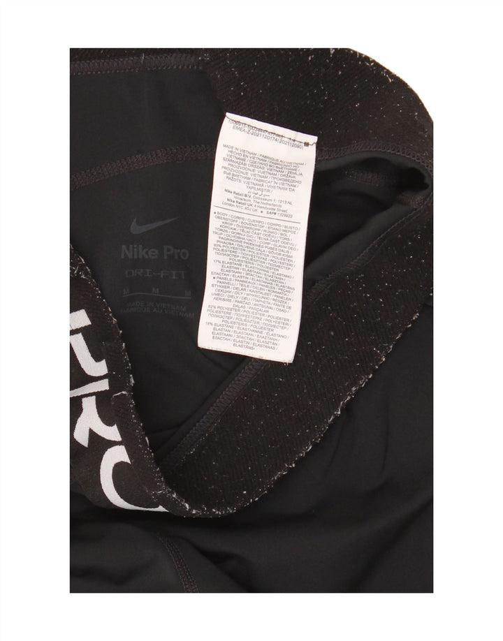 Leggings grafici da donna Nike UK 12 medio nero poliestere