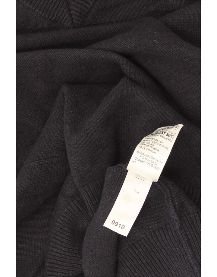 Marks & Spencer Canottiera da uomo blu Harbour Canotta grande in cotone blu scuro