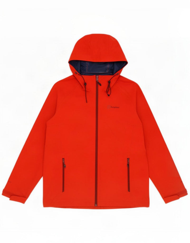 Giacca antipioggia con cappuccio da donna Berghaus UK 12 Medium Red Poliammide