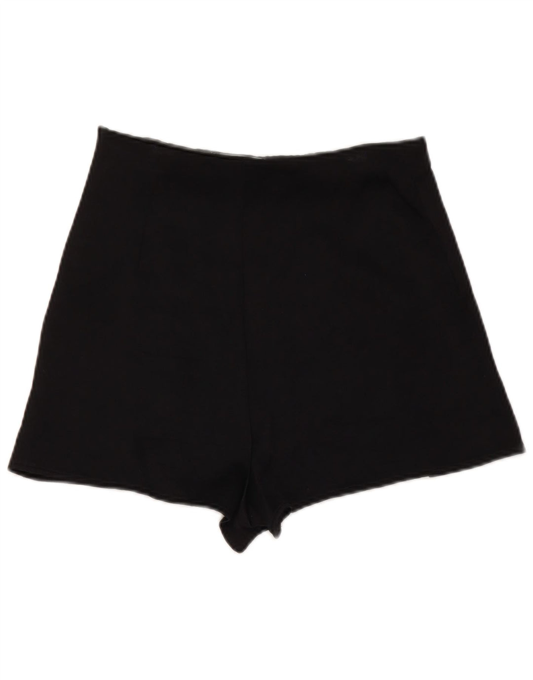 Gonna corta da donna Zara UK 10 piccola in viscosa nera