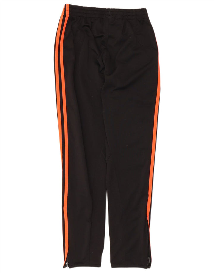 Pantaloni della tuta da ragazzo Adidas 11-12 anni in poliestere nero