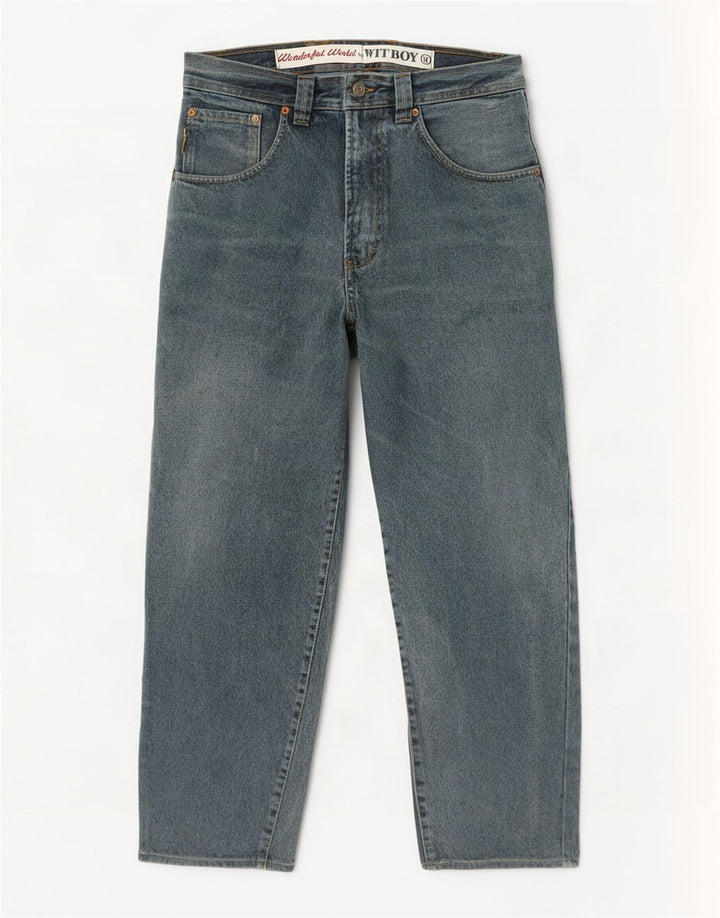 Jeans affusolati a vita alta da uomo Wit Boy W31 L29 Blu