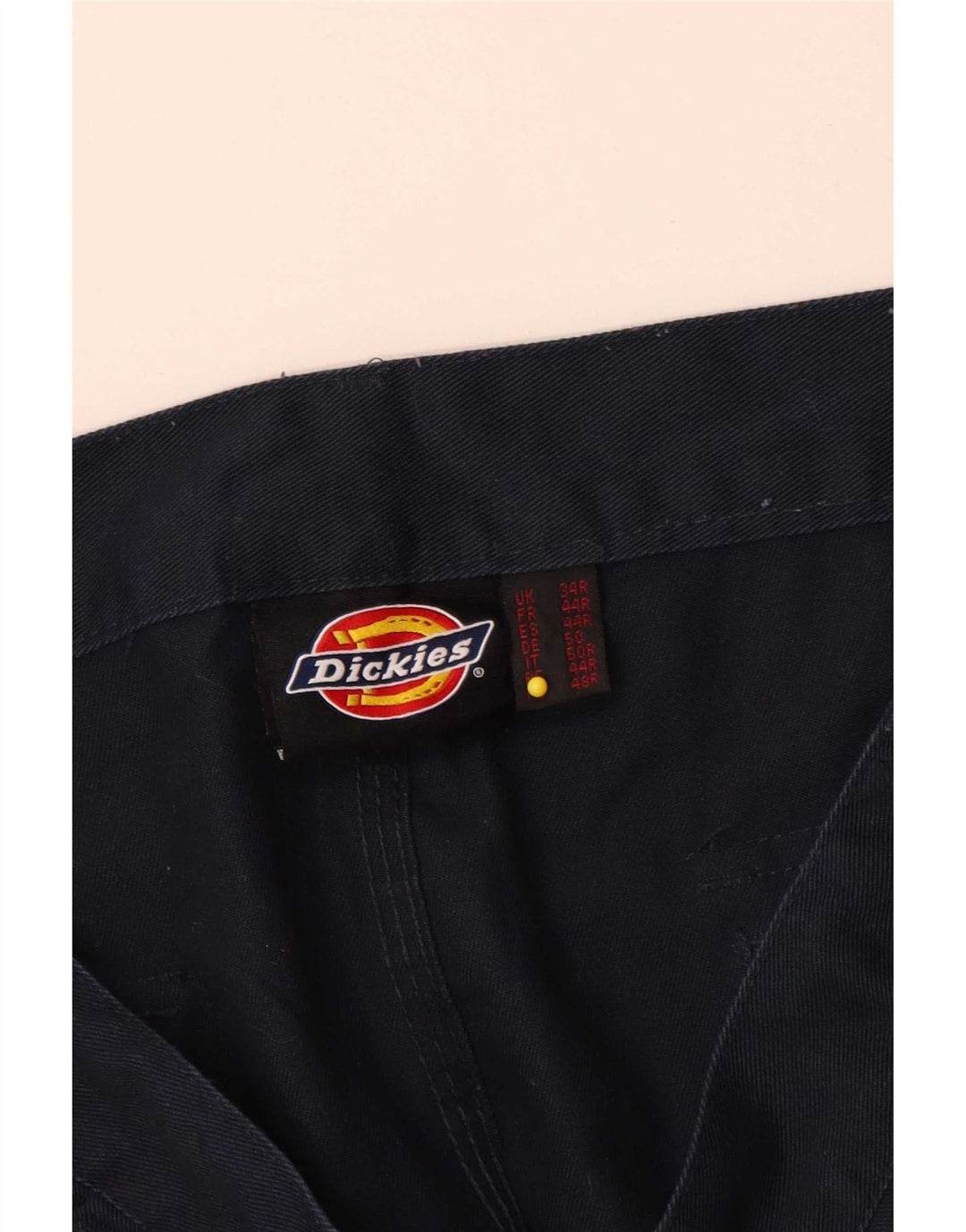 Pantaloni cargo da uomo con pegging Dickies W34 L30 poliestere blu navy
