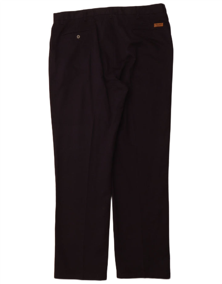 Pantaloni chino da uomo WRANGLER W40 L34 cotone blu navy