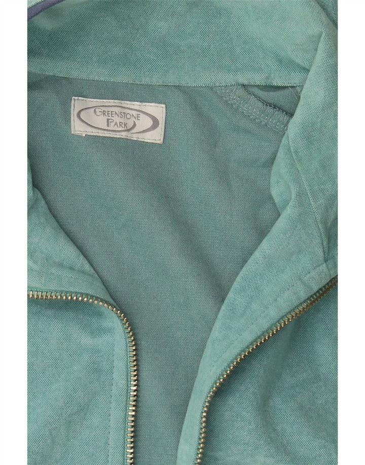 GREENSTONE PARK Womens Tracksuit Top Jacket UK 18 XL Turquoise Vintage Greenstone Park and Second-Hand Greenstone Park from Messina Hembry 