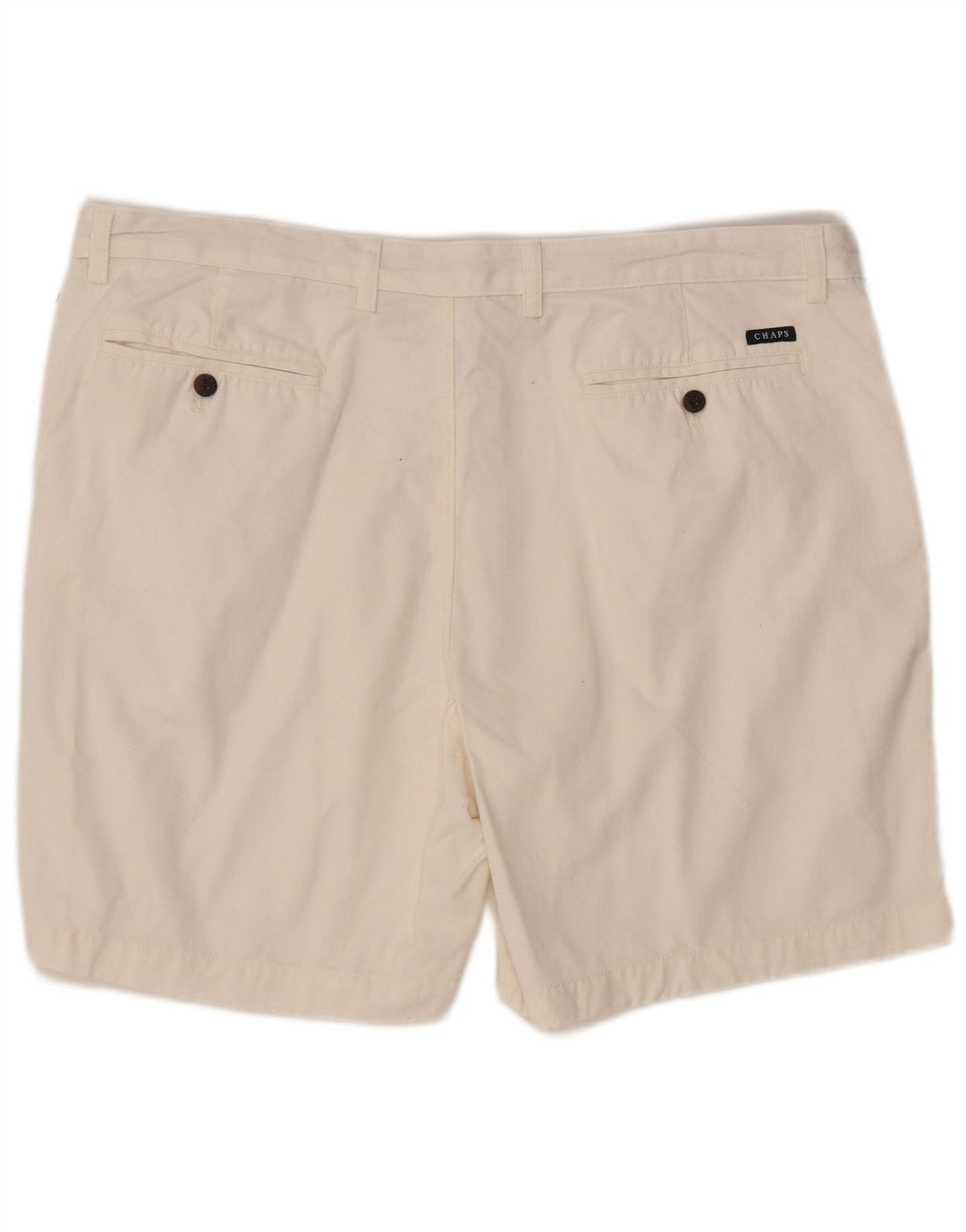 CHAPS Mens Chino Shorts W42 XL White Cotton