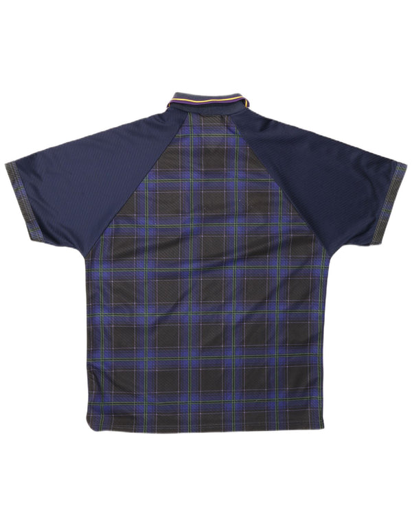 Umbro Maglia da calcio da uomo Scozia Home 1994-1995 Large Blu Navy Sport